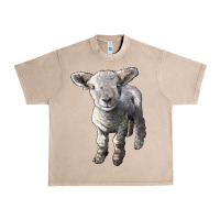 French Oak southdown baby sheep Urban Heavy Tee - LillyAllenDesigns
