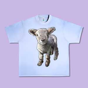 Southdown Baby Sheep Urban Heavy Tee Designed By Lillyallendesigns