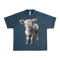 Midnight Navy southdown baby sheep Urban Heavy Tee - LillyAllenDesigns