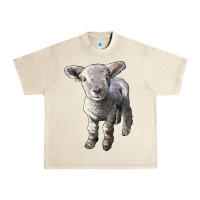 Sandshell southdown baby sheep Urban Heavy Tee - LillyAllenDesigns