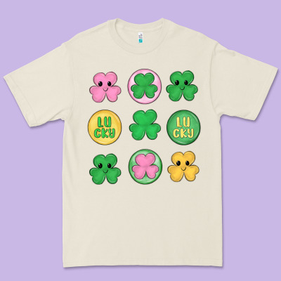 St.patrick's Day Clovers Premium Tee Designed By Maliassmallbusiness