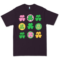 Plum st.patrick's day clovers Premium Tee - MaliasSmallBusiness