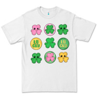 White st.patrick's day clovers Premium Tee - MaliasSmallBusiness