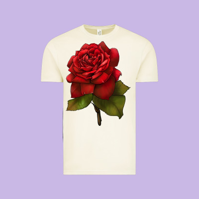 Oklahoma Rose Illustrations Vintage Tee Designed By Lillyallendesigns