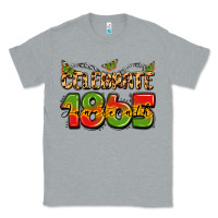 Heather Grey celebrate 1865 juneteenth Classic Tee - LillyAllenDesigns