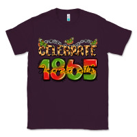 Plum celebrate 1865 juneteenth Classic Tee - LillyAllenDesigns