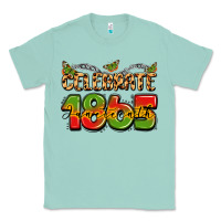 Seafoam celebrate 1865 juneteenth Classic Tee - LillyAllenDesigns