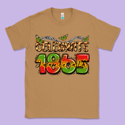 Celebrate 1865 Juneteenth Classic Tee Designed By Lillyallendesigns