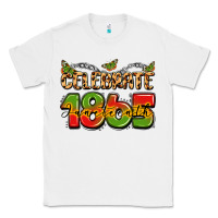 White celebrate 1865 juneteenth Classic Tee - LillyAllenDesigns