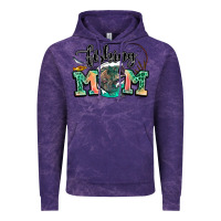 Cloud Purple fishing mom Vintage Hoodie - LillyAllenDesigns