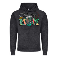 Vintage Black fishing mom Vintage Hoodie - LillyAllenDesigns