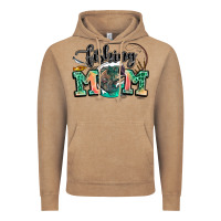 Vintage Coffee fishing mom Vintage Hoodie - LillyAllenDesigns