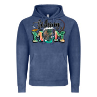 Vintage Denim fishing mom Vintage Hoodie - LillyAllenDesigns
