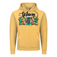 Vintage Mustard fishing mom Vintage Hoodie - LillyAllenDesigns