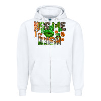 White Kiss me i am irish St. Patrick's Day Zipper Hoodie - CowGirlArtShop