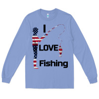 Colony Blue I love fishing Long Sleeve Tee - Bettercallsaul