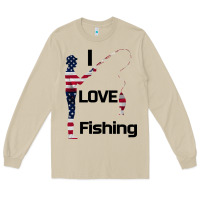 Mushroom I love fishing Long Sleeve Tee - Bettercallsaul