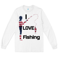 White I love fishing Long Sleeve Tee - Bettercallsaul