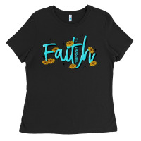 Black faith Ladies Tee - MaliasSmallBusiness