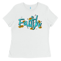 White faith Ladies Tee - MaliasSmallBusiness