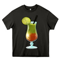 Asphalt Margarita Glass Heavy Core Tee - Jasminsmagicworld