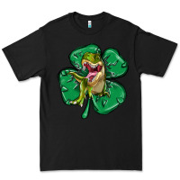 Black dinosaur st patricks day Premium Tee - MaliasSmallBusiness