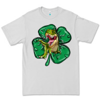 Dove Grey dinosaur st patricks day Premium Tee - MaliasSmallBusiness