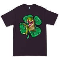 Plum dinosaur st patricks day Premium Tee - MaliasSmallBusiness