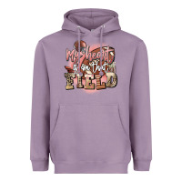 Lavender my heart is on that field Heavyweight Hoodie - FaDigitalArtStudio