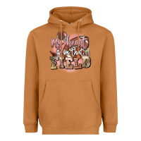 Meerkat my heart is on that field Heavyweight Hoodie - FaDigitalArtStudio