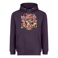 Plum my heart is on that field Heavyweight Hoodie - FaDigitalArtStudio