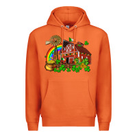 Carrot St. Patrick's farm with gold Premium Hoodie - OliviaCreatesArt