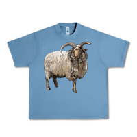 Pebble Blue navajo churro sheep Urban Heavy Tee - LillyAllenDesigns