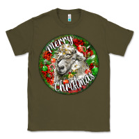 Army Green christmas lincoln sheep Classic Tee - LillyAllenDesigns
