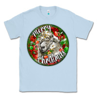 Dusty Blue christmas lincoln sheep Classic Tee - LillyAllenDesigns