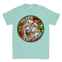 Seafoam christmas lincoln sheep Classic Tee - LillyAllenDesigns