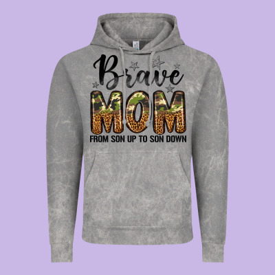 Brave Mom From Son Up To Son Down Vintage Hoodie Designed By Lillyallendesigns