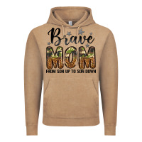 Vintage Coffee brave mom from son up to son down Vintage Hoodie - LillyAllenDesigns