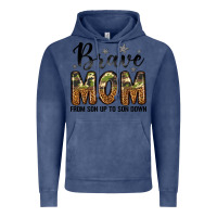 Vintage Denim brave mom from son up to son down Vintage Hoodie - LillyAllenDesigns
