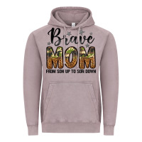 Vintage Zinc brave mom from son up to son down Vintage Hoodie - LillyAllenDesigns