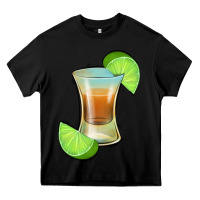 Black Tequila Shot Heavy Core Tee - Jasminsmagicworld
