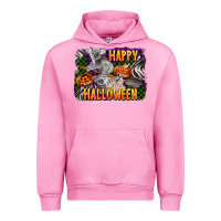 Fuchsia Pink happy halloween koala Urban Hoodie - LillyAllenDesigns
