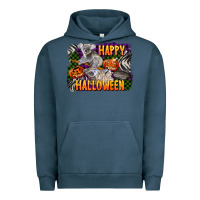 Pigment Midnight Navy happy halloween koala Urban Hoodie - LillyAllenDesigns