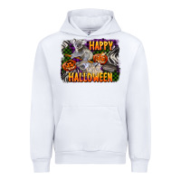 White happy halloween koala Urban Hoodie - LillyAllenDesigns