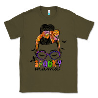 Army Green spooky mama Classic Tee - JahusDesignShop