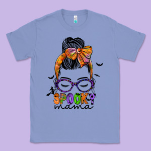 Spooky Mama Classic Tee Designed By Jahusdesignshop