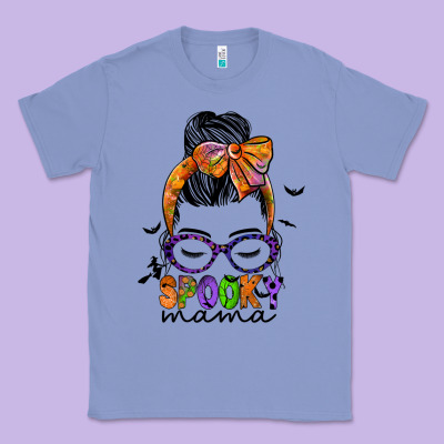Spooky Mama Classic Tee Designed By Jahusdesignshop