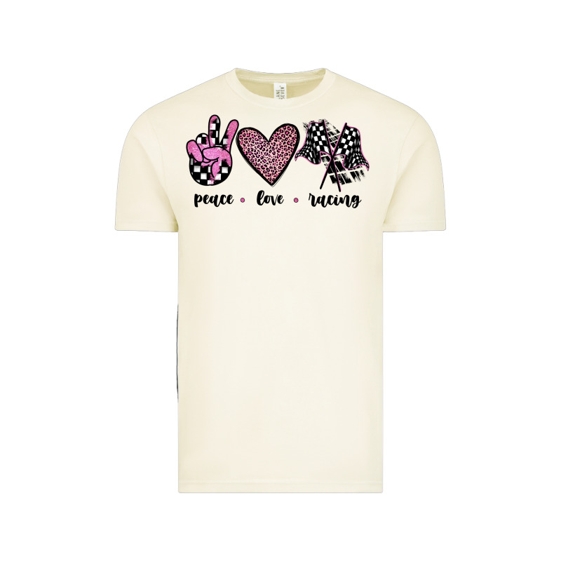 Peace Love Racing Vintage Tee by JahusDesignShop | Teevron