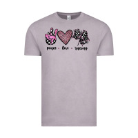 Vintage Zinc peace love racing Vintage Tee - JahusDesignShop