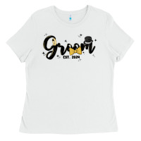 White groom Ladies Tee - MaliasSmallBusiness